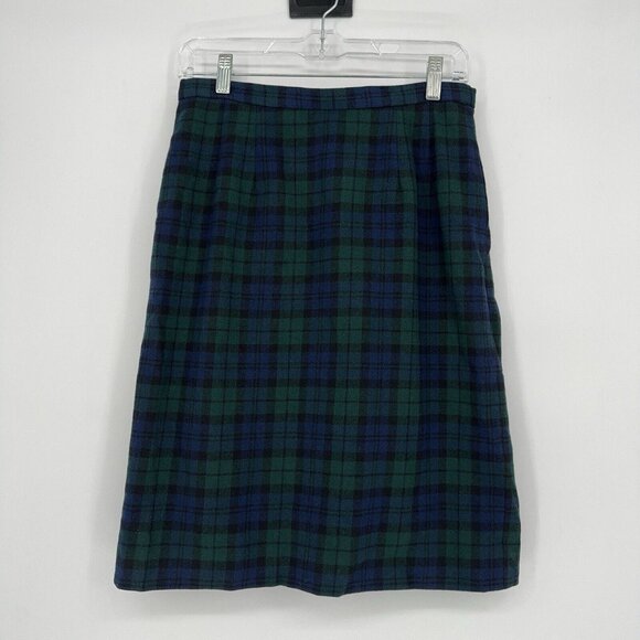 Pendleton Dresses & Skirts - Vintage Pendleton Skirt Women’s Tartan‎ Plaid Authentic Black Watch Petite Small